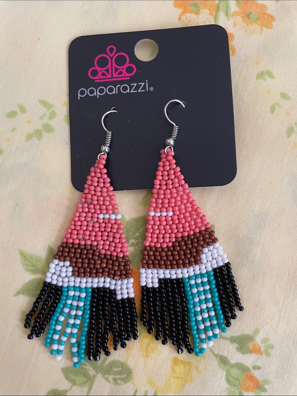 New Paparazzi Colorful Beaded Drop Earrings